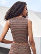 Women's Single Breasted Sleeveless V Neck Vest Jacket Waistcoat
